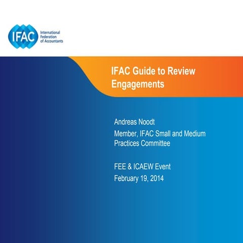 IFAC Guide to Review Engagements