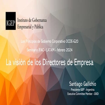 IFAC Presentación IGEP sobre OCDE-G20, Febrero 2024