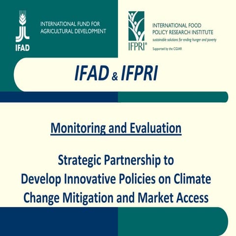 Ifad Ifpri Monitoring And Evaluation