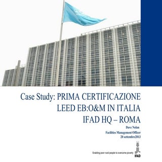 Case Study: Prima Certificazione LE...