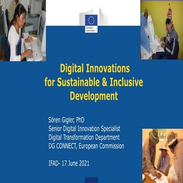 Digital Innovations for Sustainable and Inclusive Development 