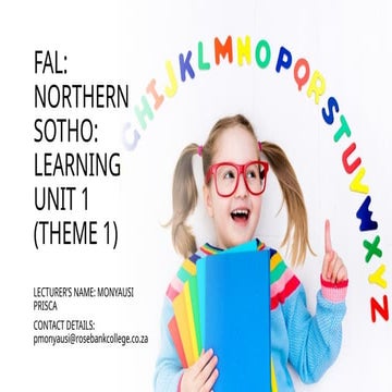 IFAN6211-NORTHERN SOTHO- LEARNING UNIT 1- THEME 1.pptx