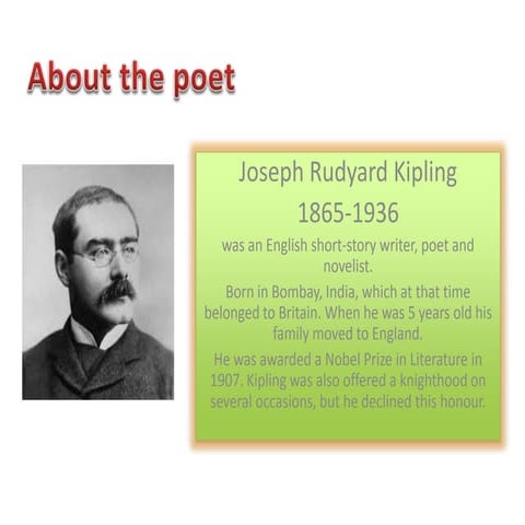 Analysis of If by Rudyard Kipling