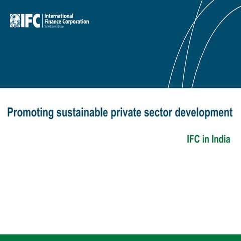 International Finance Corporation (IFC in India)