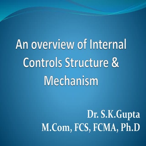 IFC Dr SkGupta pptx NIRC Internal financial control