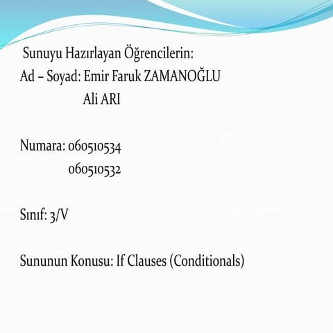 If Clauses.pptx