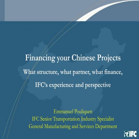 Ifc presentation gai china   21 sep 2006
