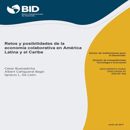Retos y posibilidades de la economia colaborativa en América Latina y ...