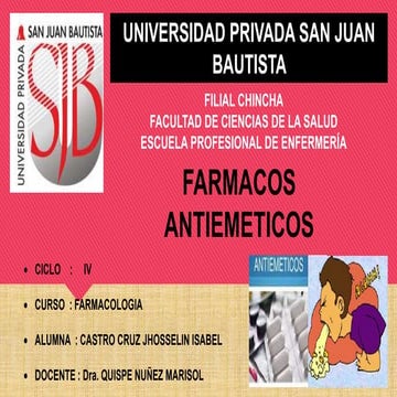  farmaco antiemeticos