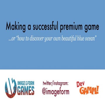 Brjann Sigurgeirsson: Making A Successful Premium Game: SteamWorld Dig
