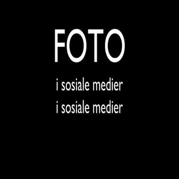 Iff   presentasjon foto i sosiale media