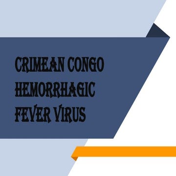 Introduction to Crimean Hemorrhagic Fever Virus.pptx