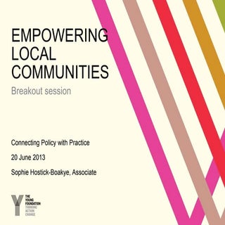 Empowering Local Communities