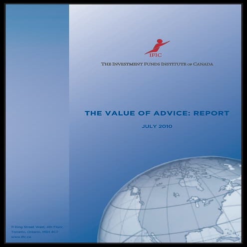 Ific   The Value Of Advice