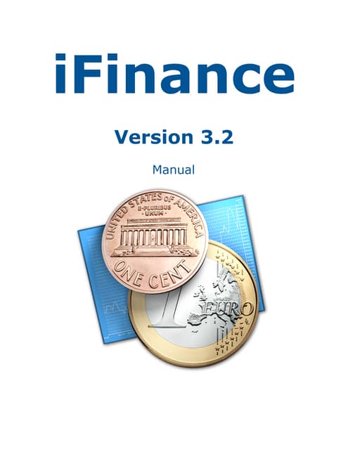 iFinance3Manual