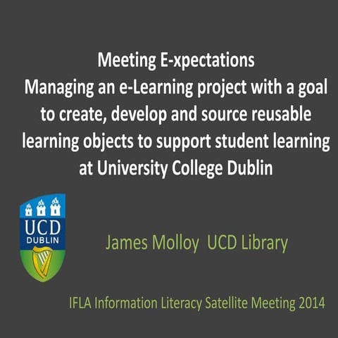 Ifla 2014 meeting e xpectations - james molloy (2) - copy