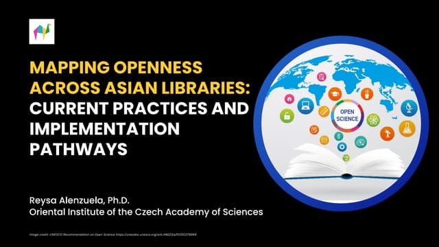 IFLA ARL Satellite conference 2023: Mapping Openness Across Asian Libraries: ...