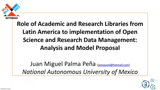IFLA ARL Satellite conference 2023: Role of Academic and Research Libraries f...