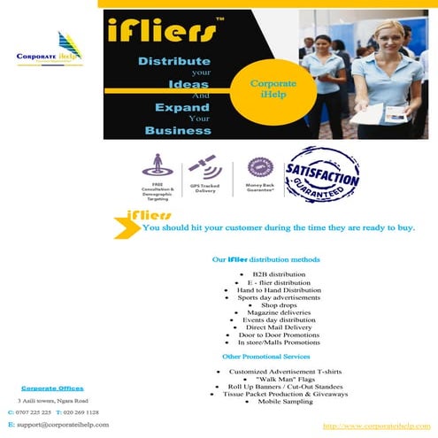 I fliers e brochure | PDF