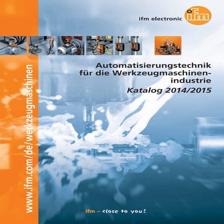 Automatisierungstechnik für die Werkzeugmaschinenindustrie Katalog 2014/2015