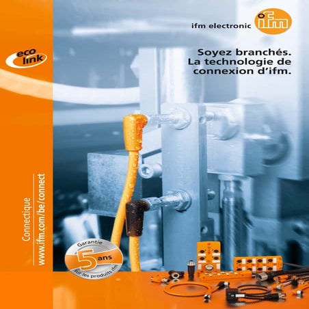 La technologie de connexion d’ifm