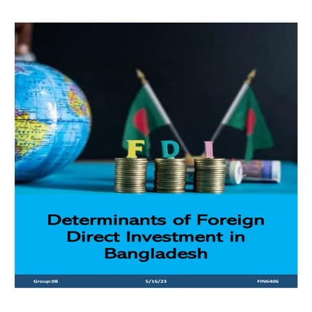 Determinants of Foreign Direct Investment in Bangladesh | PDF