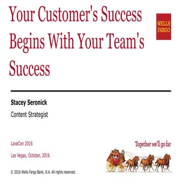 Stacey Seronick: Your Customer's Success Begins With Your Team's Success