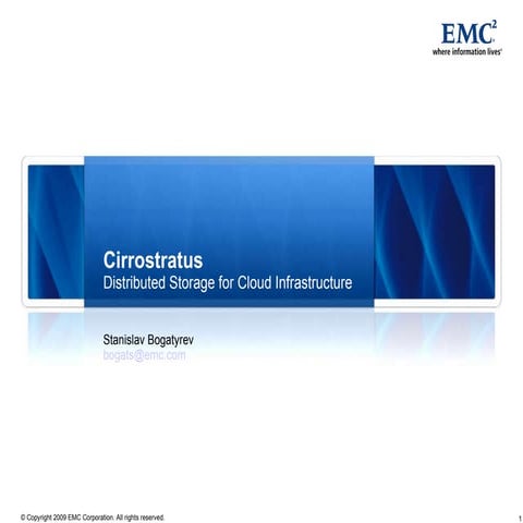 Cirrostratus first overview