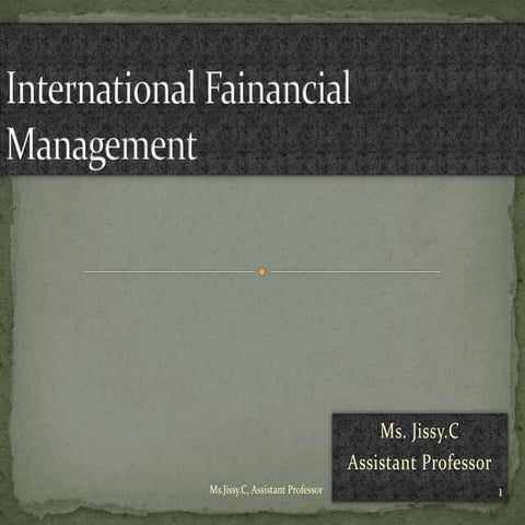 International Financial Management