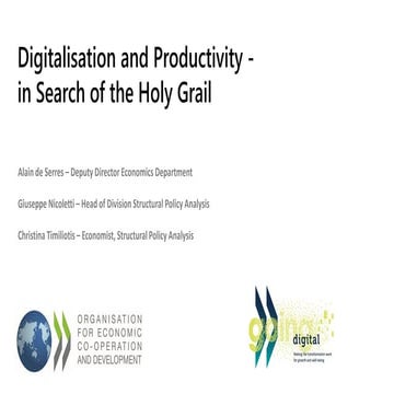 Digitalisation and Productivity - in Search of the Holy Grail