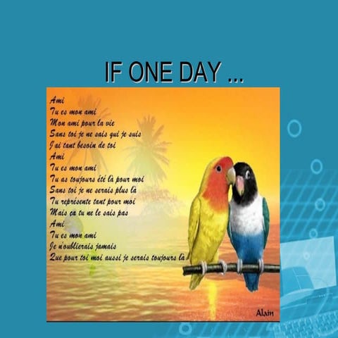 If one day