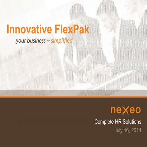 Innovative FlexPak - Nexeo