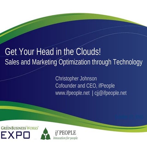 Get Your Head in the Clouds: Improving Green Marketing and Sales