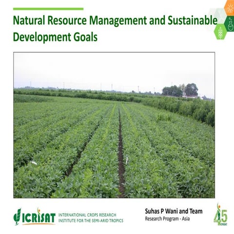 IFPRI-TAAS-ICAR- Natural Resource Management and Sustainable Development Goal...