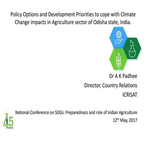 IFPRI-TAAS-ICAR- Policy Options and Development Priorities to cope with Clima...