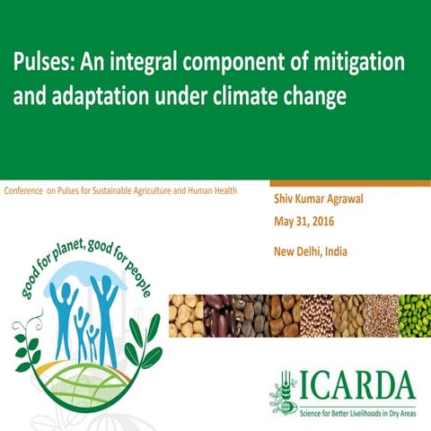 IFPRI- Pulses - An Integral Component for Mitigation and Adaptation under Cli...