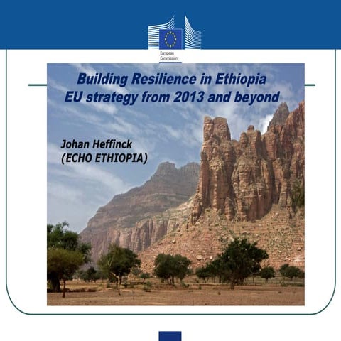 Building resilience in Ethiopia: EU strategy from 2013 and beyond