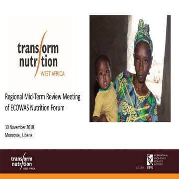 TNWA at Regional Mid-Term Review Meeting of ECOWAS Nutrition Forum
