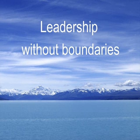 Leadership Without Boundaries