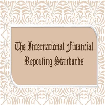 Comparision bet IFRS & Indian AS