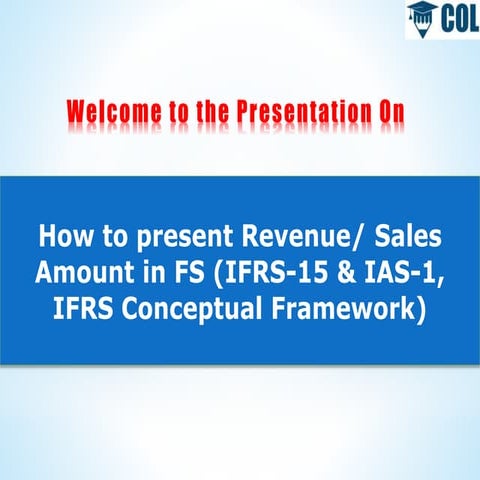 IFRS-15 Updated(Amendment in 2020) .pptx