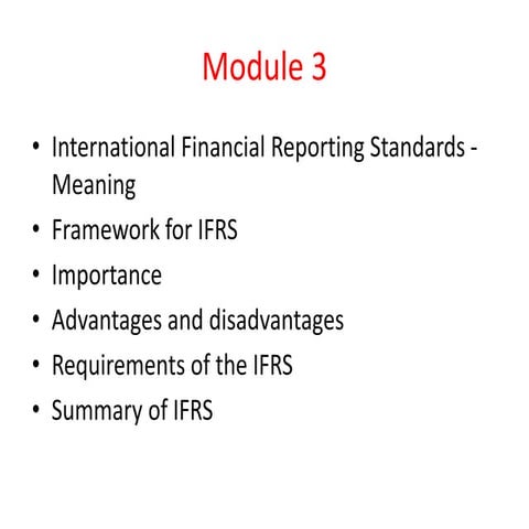 Prepare Balance Sheets and Profit & Loss A/c in IFRS format | PPT
