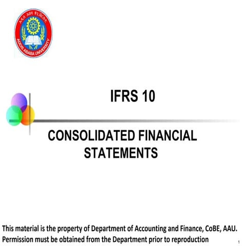 IFRS  10-consolidation-preparation of consolodated finan