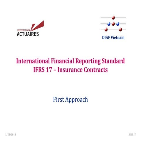 IFRS 17 - First Approach