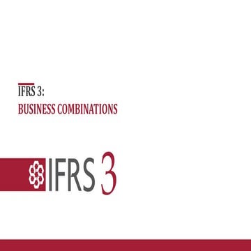 Ifrs 3 business combinations
