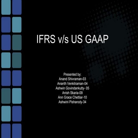 Ifrs and us gaap