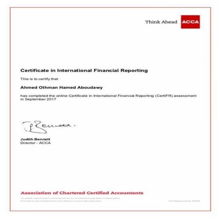 Cma certificate | PDF