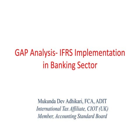 NFRS vs Nepal Rastra Bank Directives