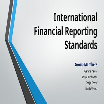 Ifrs Finance Powerpoint Ppt Finance D Pptx