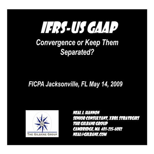 IFRA US GAAP Convergence